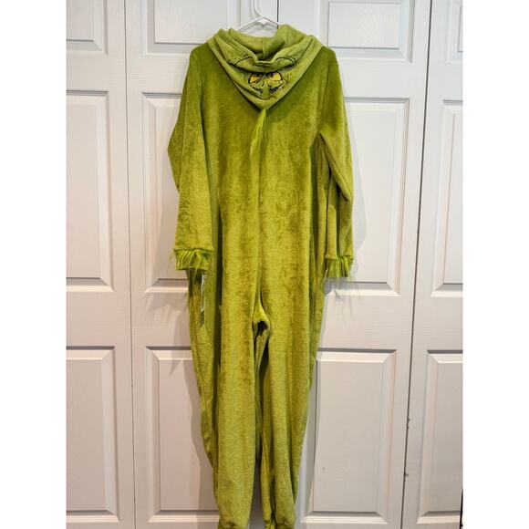 Dr. Seuss Grinch Costume Union Suit Pajamas - Women's XL - Picture 7 of 8